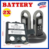 2X Rechargeable Battery for UNIDEN BP38 BP40 UHF Radios
