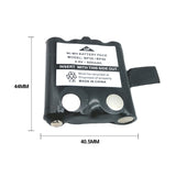 2X Rechargeable Battery for UNIDEN BP38 BP40 UHF Radios