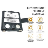 2X Rechargeable Battery for UNIDEN BP38 BP40 UHF Radios