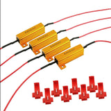 4PCS 50W LED Load Resistors Turn Signal Hyper Flash Fix for Cars