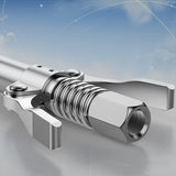Grease Tool Coupler Heavy-Duty Quick Lock Double Handle Leak-Free