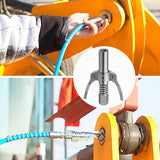 Grease Tool Coupler Heavy-Duty Quick Lock Double Handle Leak-Free