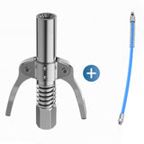 Grease Tool Coupler Heavy-Duty Quick Lock Double Handle Leak-Free
