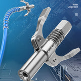 Grease Tool Coupler Heavy-Duty Quick Lock Double Handle Leak-Free
