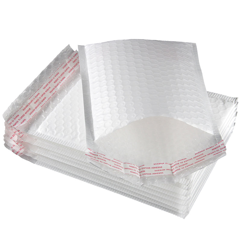 25PCS White Poly Bubble Mailers Padded Envelope Cushioned Bags