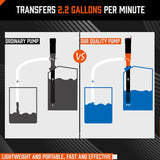 Portable Electric Oil Water Fuel Transfer Pump Liquid Siphon