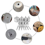 15PCS Diamond Drill Bit Set for Glass Tile Marble Ceramic