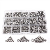 500PCS M3 M4 M5 Stainless Steel Hex Socket Head Bolts Screws Nuts Kit