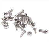 500PCS M3 M4 M5 Stainless Steel Hex Socket Head Bolts Screws Nuts Kit