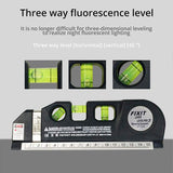 Multipurpose Laser Level Self Levelling Cross Line Wall Measuring Tool