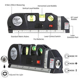 Multipurpose Laser Level Self Levelling Cross Line Wall Measuring Tool
