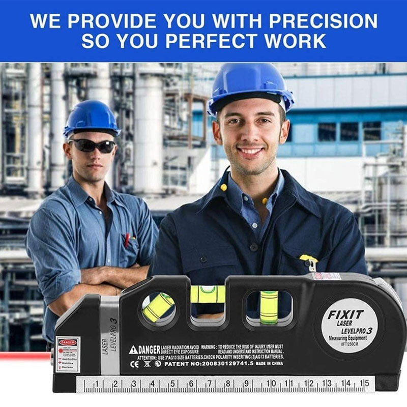 Multipurpose Laser Level Self Levelling Cross Line Wall Measuring Tool