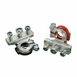 2Pcs 12V Battery Terminals Connectors Clamps 3 Way Kit Caravan Car Van