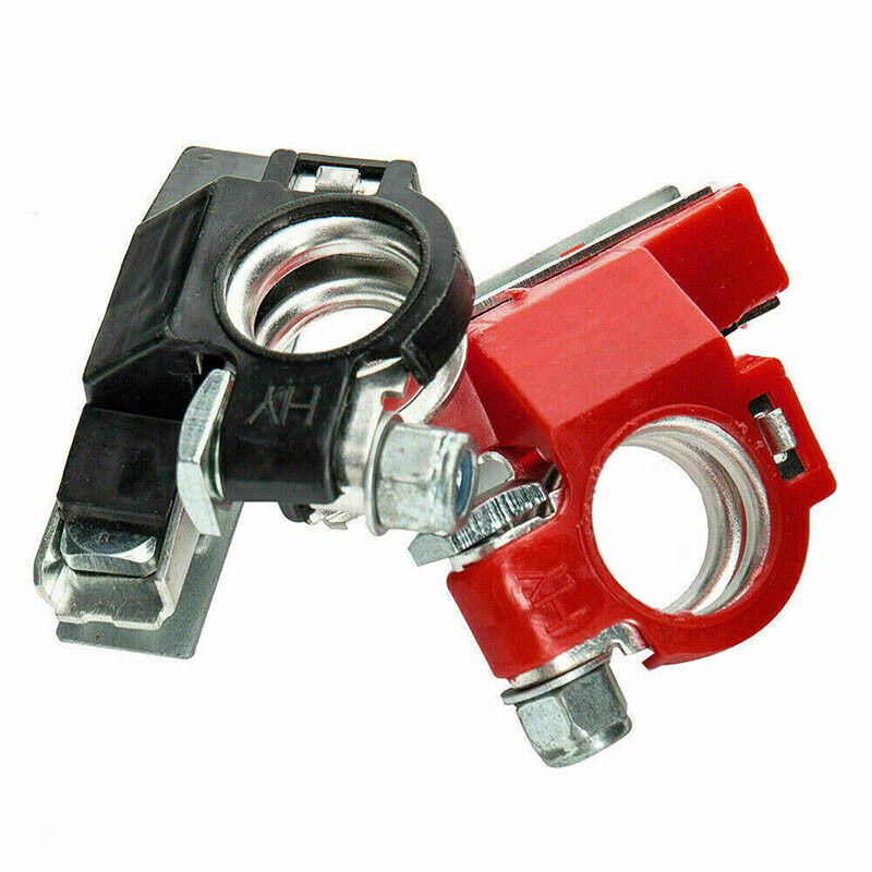 2Pcs 12V Battery Terminals Connectors Clamps 3 Way Kit Caravan Car Van