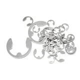 120PCS Stainless Steel E-Clip Retaining Circlip Assortment
