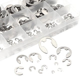 120PCS Stainless Steel E-Clip Retaining Circlip Assortment