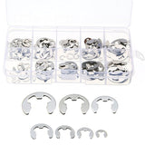 120PCS Stainless Steel E-Clip Retaining Circlip Assortment