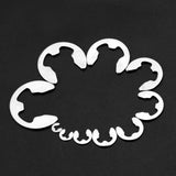 120PCS Stainless Steel E-Clip Retaining Circlip Assortment