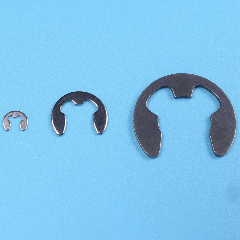 120PCS Stainless Steel E-Clip Retaining Circlip Assortment