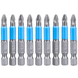 10PCS Anti-Slip PH2 Magnetic Hex Shank Screwdriver Bits 50mm