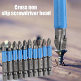10PCS Anti-Slip PH2 Magnetic Hex Shank Screwdriver Bits 50mm