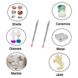 2x Tungsten Carbide Steel Scribing Pen Marker Metal