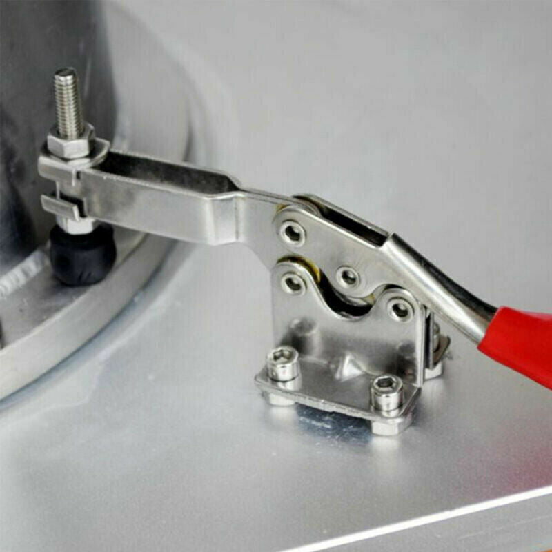 4PCS Quick Release Horizontal Toggle Clamp 100Kg/220Lb Holding Capacity