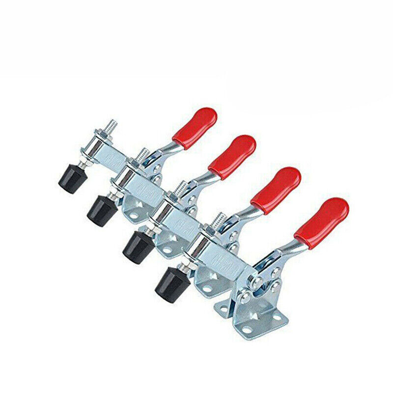 4PCS Quick Release Horizontal Toggle Clamp 100Kg/220Lb Holding Capacity