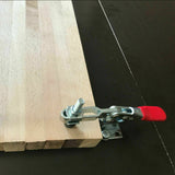 4PCS Quick Release Horizontal Toggle Clamp 100Kg/220Lb Holding Capacity