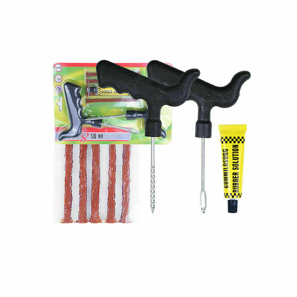 8PCS Tyre Repair Kit Tubeless Tire Puncture Emergency Plug Tool Set