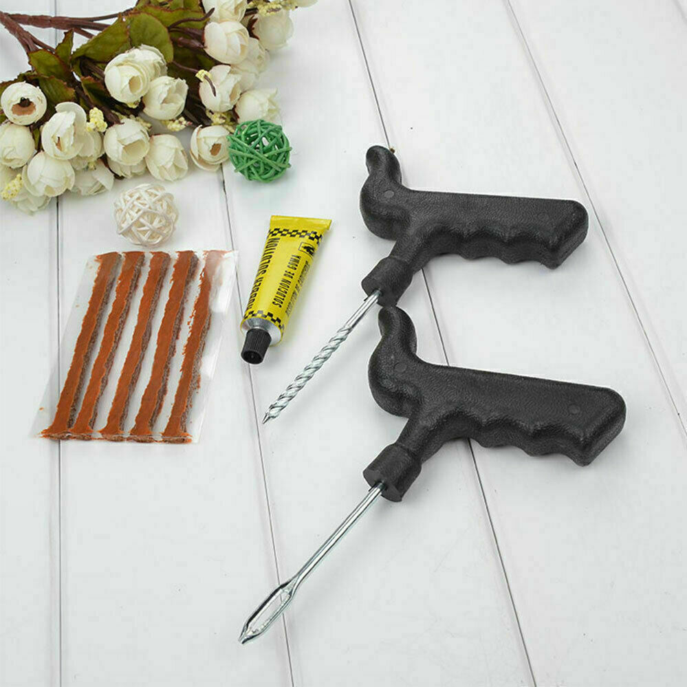 8PCS Tyre Repair Kit Tubeless Tire Puncture Emergency Plug Tool Set