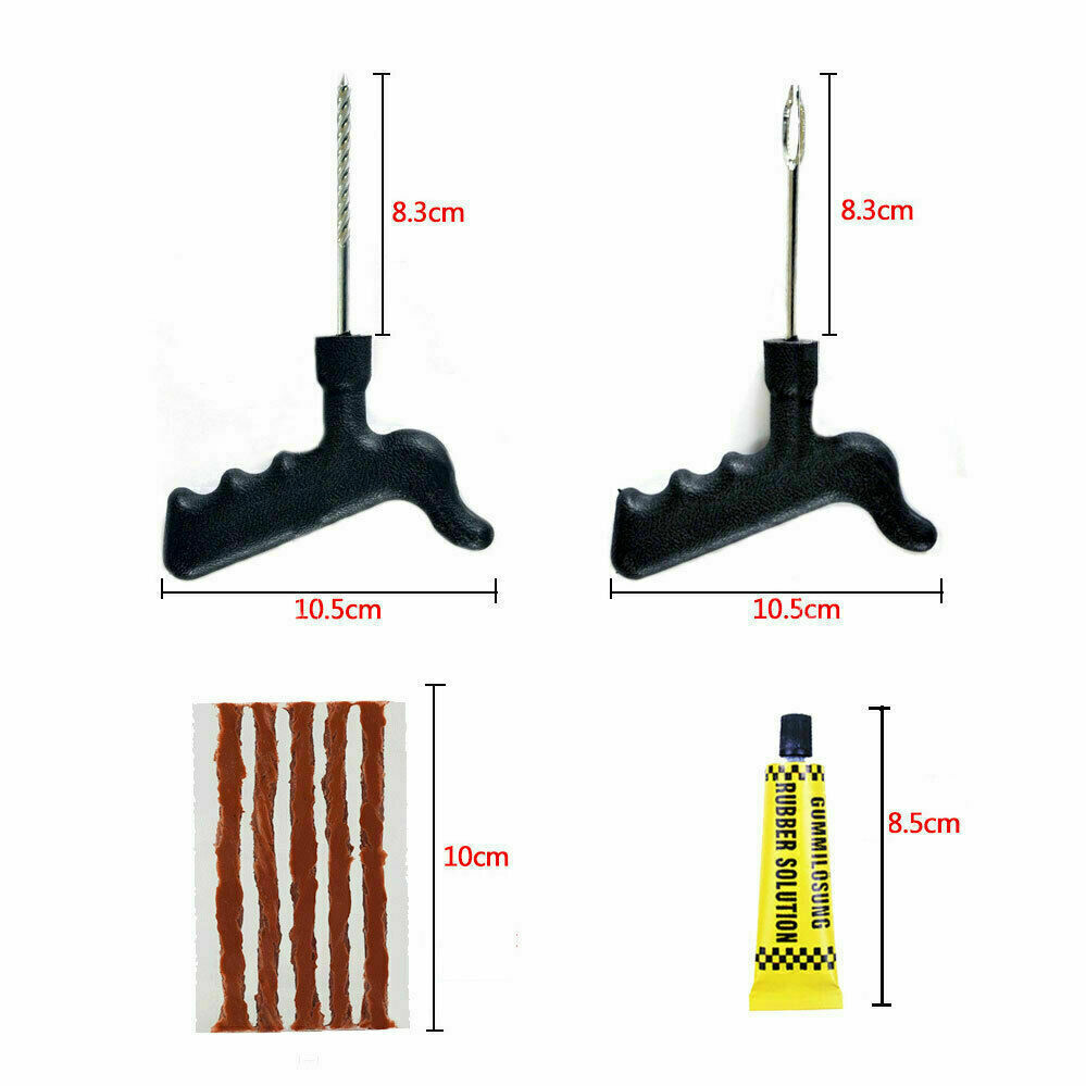 8PCS Tyre Repair Kit Tubeless Tire Puncture Emergency Plug Tool Set