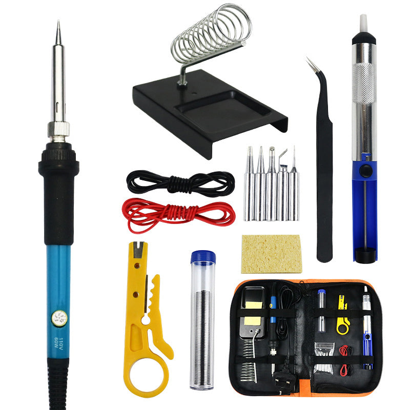 15IN1 Electric Soldering Iron Kit 60W Adjustable Temperature Tool Set