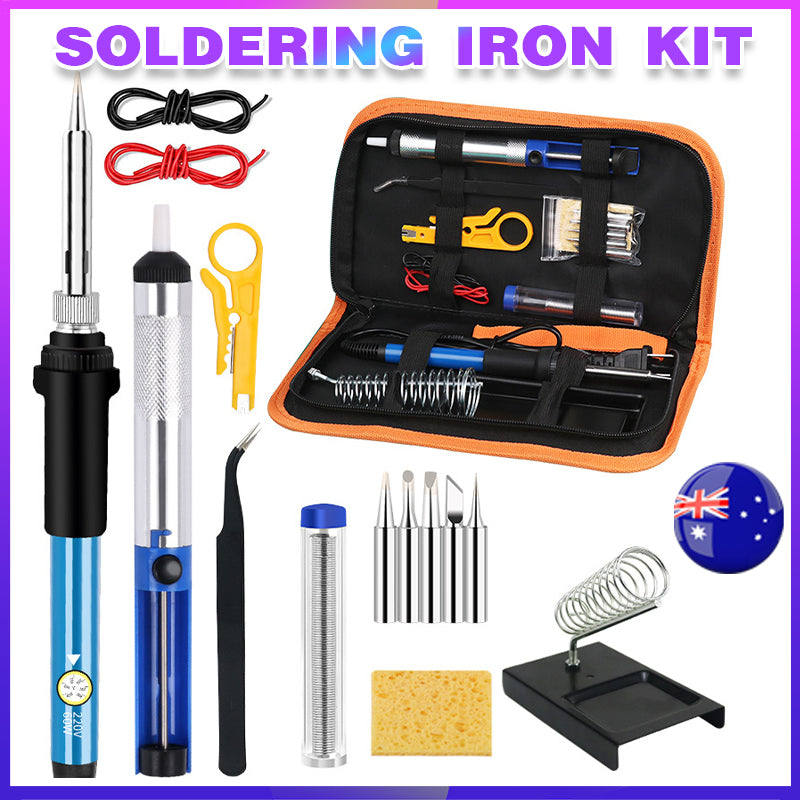 15IN1 Electric Soldering Iron Kit 60W Adjustable Temperature Tool Set