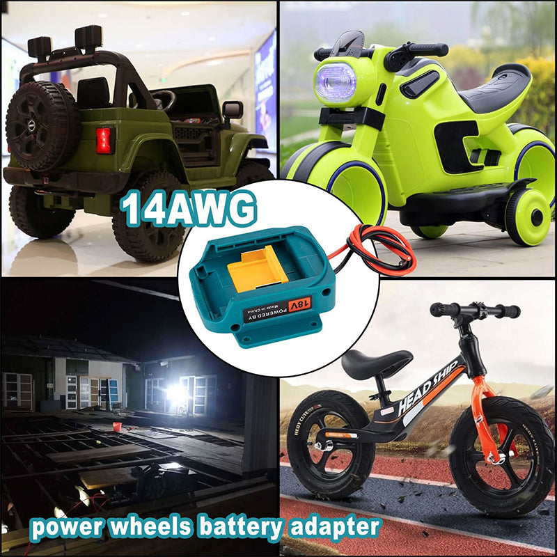 Makita 18V Battery Power Mount Connector Adapter Dock Holder Cable