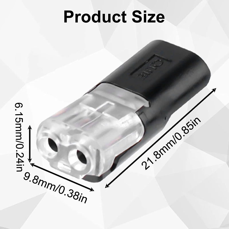 10PCS D2 Snap Wire Cable Connectors for Electrical Auto Use