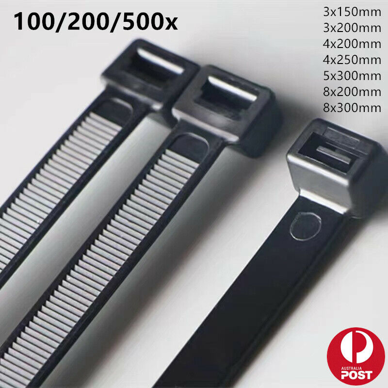 Cable Ties Zip Ties Nylon UV Stabilised Bulk Black White