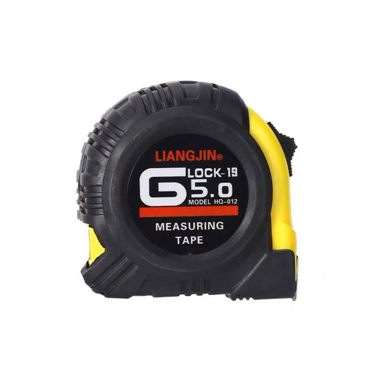 Steel Measuring Tape with Rubber Grip Dual-Sided Metric Inch 3/5/10m