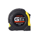 Steel Measuring Tape with Rubber Grip Dual-Sided Metric Inch 3/5/10m