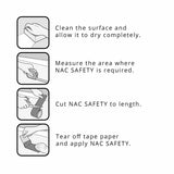 Anti Slip Tape Waterproof Safety Flooring 1 Roll 5m