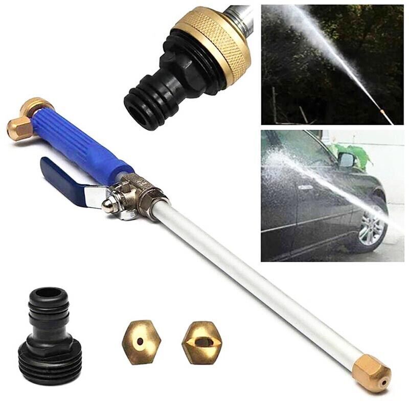 Hydro Jet Power Washer High Pressure Water Spray Gun Nozzle Wand Cleaner
