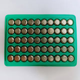 50PCS LR44 AG13 A76 Button Cell Batteries Tray Pack Battery