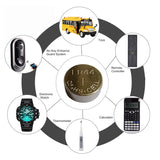 50PCS LR44 AG13 A76 Button Cell Batteries Tray Pack Battery