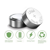 50PCS LR44 AG13 A76 Button Cell Batteries Tray Pack Battery