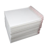 50pcs White Pearlescent Bubble Bags Shockproof Packing Envelope