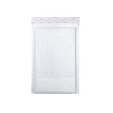 50pcs White Pearlescent Bubble Bags Shockproof Packing Envelope