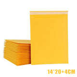 50PCS Kraft Paper Bubble Mailer Shockproof Padded Envelopes