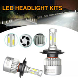 2pcs H4 LED Headlight Bulbs Kit Car Motorcycle High Low Beam IP65