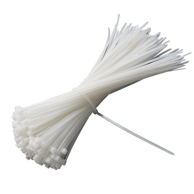 Cable Ties Nylon UV Stabilised 250-1000PCS White Clear Bulk