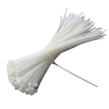 Cable Ties Nylon UV Stabilised 250-1000PCS White Clear Bulk